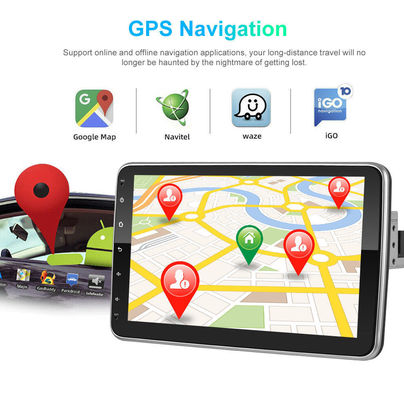 Universal 10.36' IPS Android Radio de coche GPS Wifi 1 Din pantalla táctil Carplay HD cámara