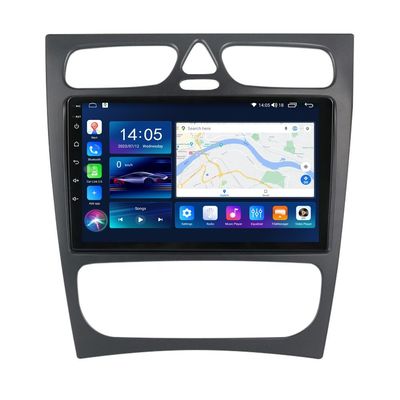 Android OS 9 pulgadas MP5 de automóvil WIFI GPS Navegación con pantalla táctil completa IPS para Mercedes Benz Clase E W211