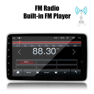 10 pulgadas de pantalla giratoria 1 Din Android Car Multimedia Player con control del volante