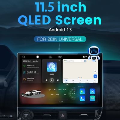 Radio universal para automóviles Android13 con pantalla QELD de 11,5 pulgadas y radio TS10 de 8 núcleos