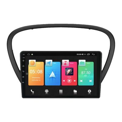 Radio reproductor de video de coche GPS navegación Android Autoradio multimedia para Peugeot 307