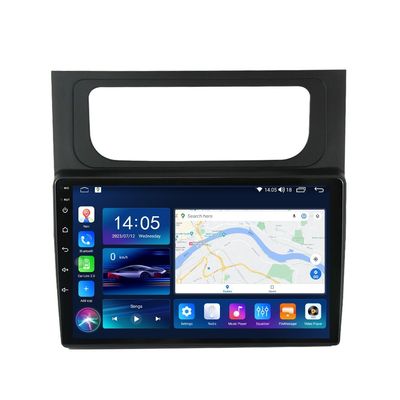 360 cámara Android Double Din Car Stereo para VW trabajo de control del volante multilingüe