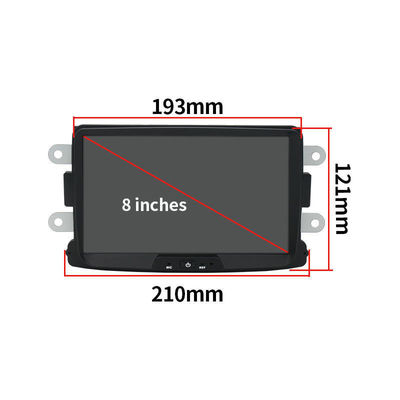 1280*800 Juego de multimedia 2DIN de resolución universal para Dacia/Sandero/Duster/Renault