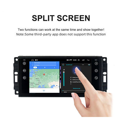 Control del volante 7 pulgadas Radio multimedia de coche estéreo para Jeep Cherokee 2007-2014