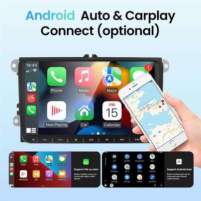 Cámara de respaldo VW Android Radio de coche para VW Golf 6 Touran 8 pulgadas de pantalla táctil coche estéreo