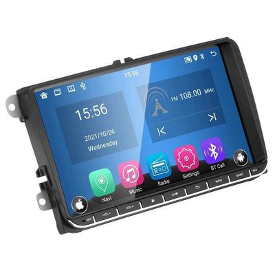 Soporte para Android Auto 9 pulgadas pantalla táctil reproductor de DVD estéreo de coche para VW Passat B6/Polo